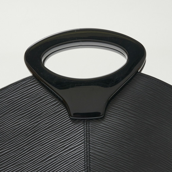 Louis Vuitton Demi Lune Handbag Epi Leather Black Gray - Picture 7 of 8